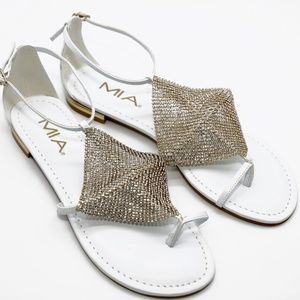 MIA White Sandals